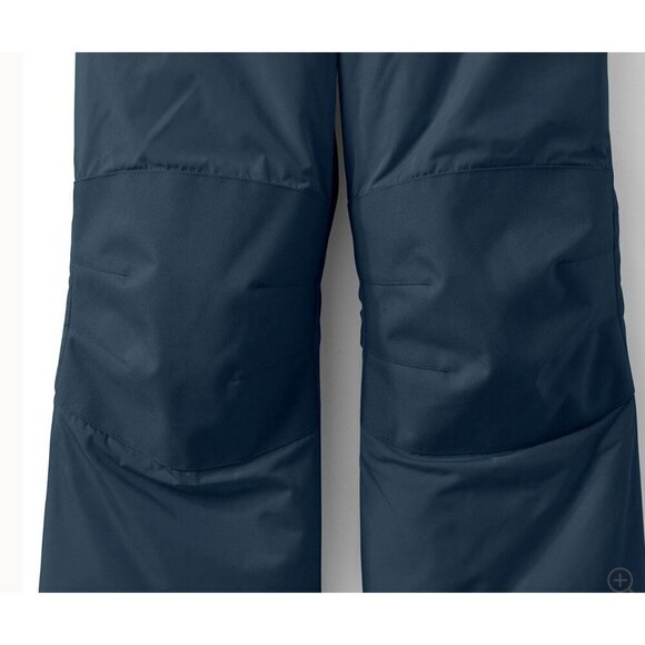 NEW! Lands End Toddler Waterproof  Iron Knee Insulated Snow Bib Blue SZ 2T - Picture 3 of 10